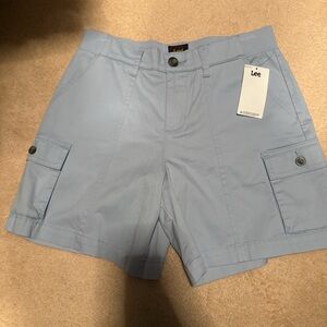 Lee Men's Light Blue Cargo Shorts